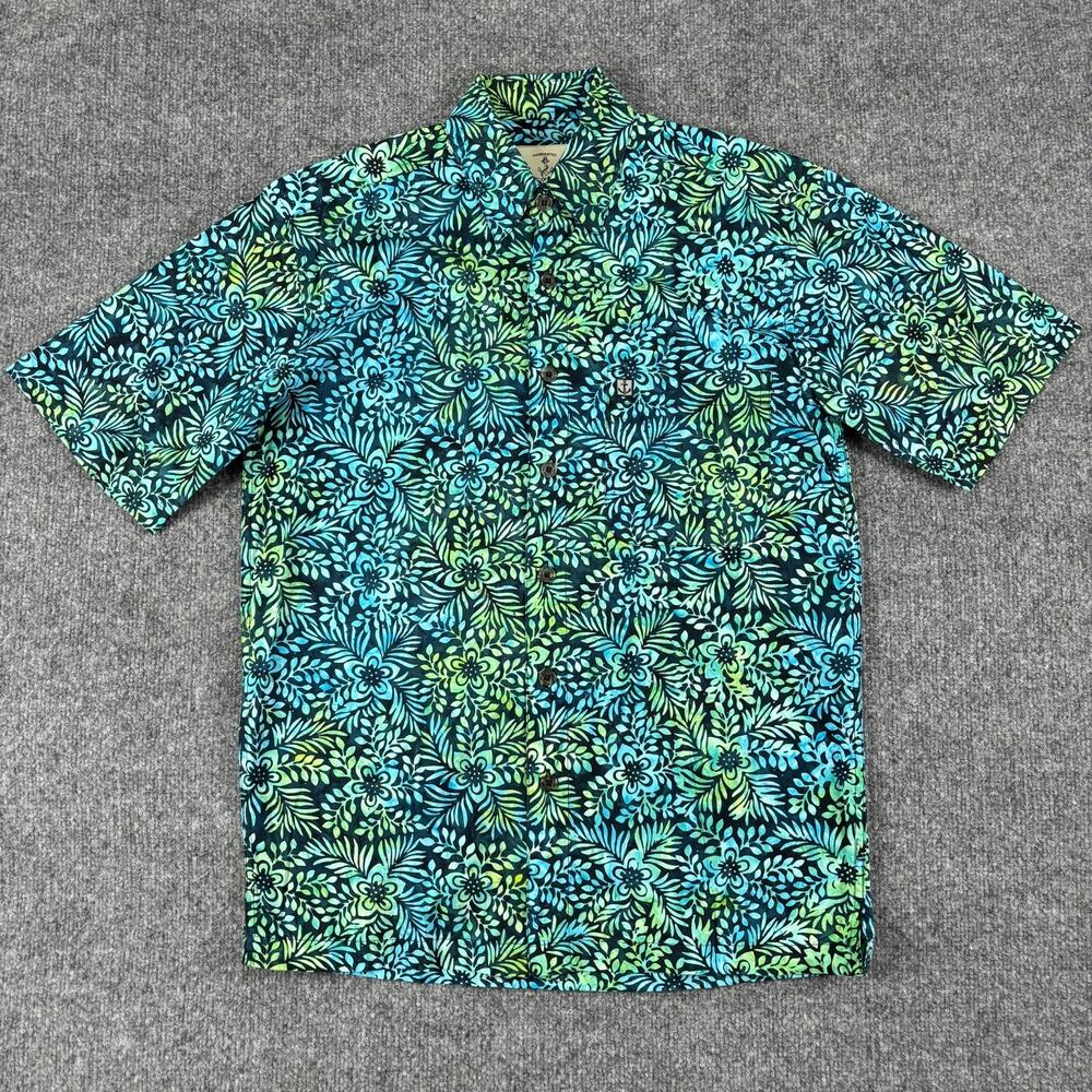 Artisan Outfitters Hawaiian Button Shirt Size Small Tie Dye